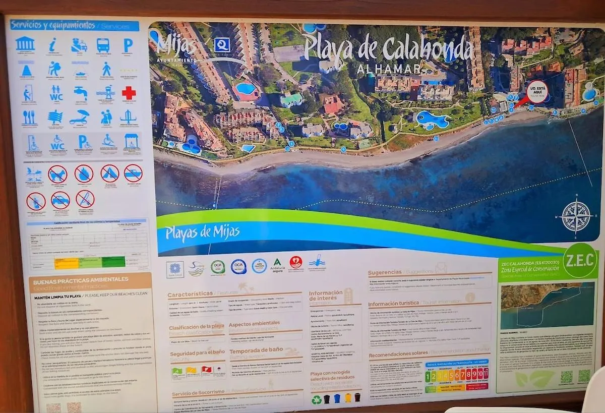 Beachfront Studio Sitio de Calahonda 0*,
